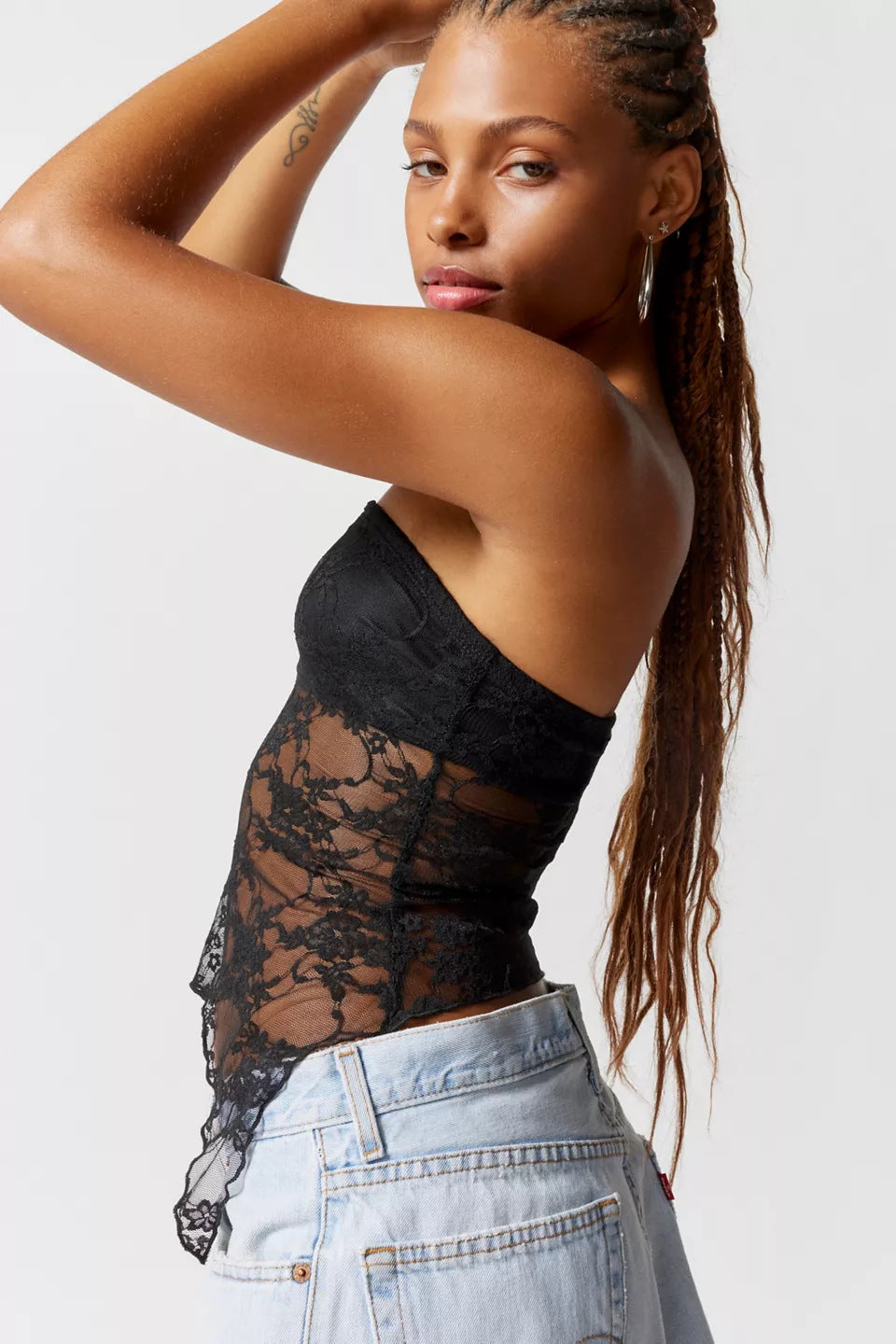 Women's Fashion Lace Tube Top