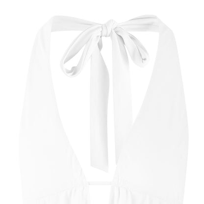 Cross Border Women's Halter Strap Sexy Backless Sleeveless Vest Slim Top