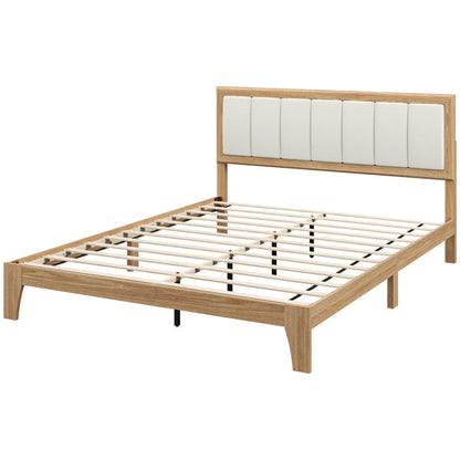 Elegant Oak Bed Frame