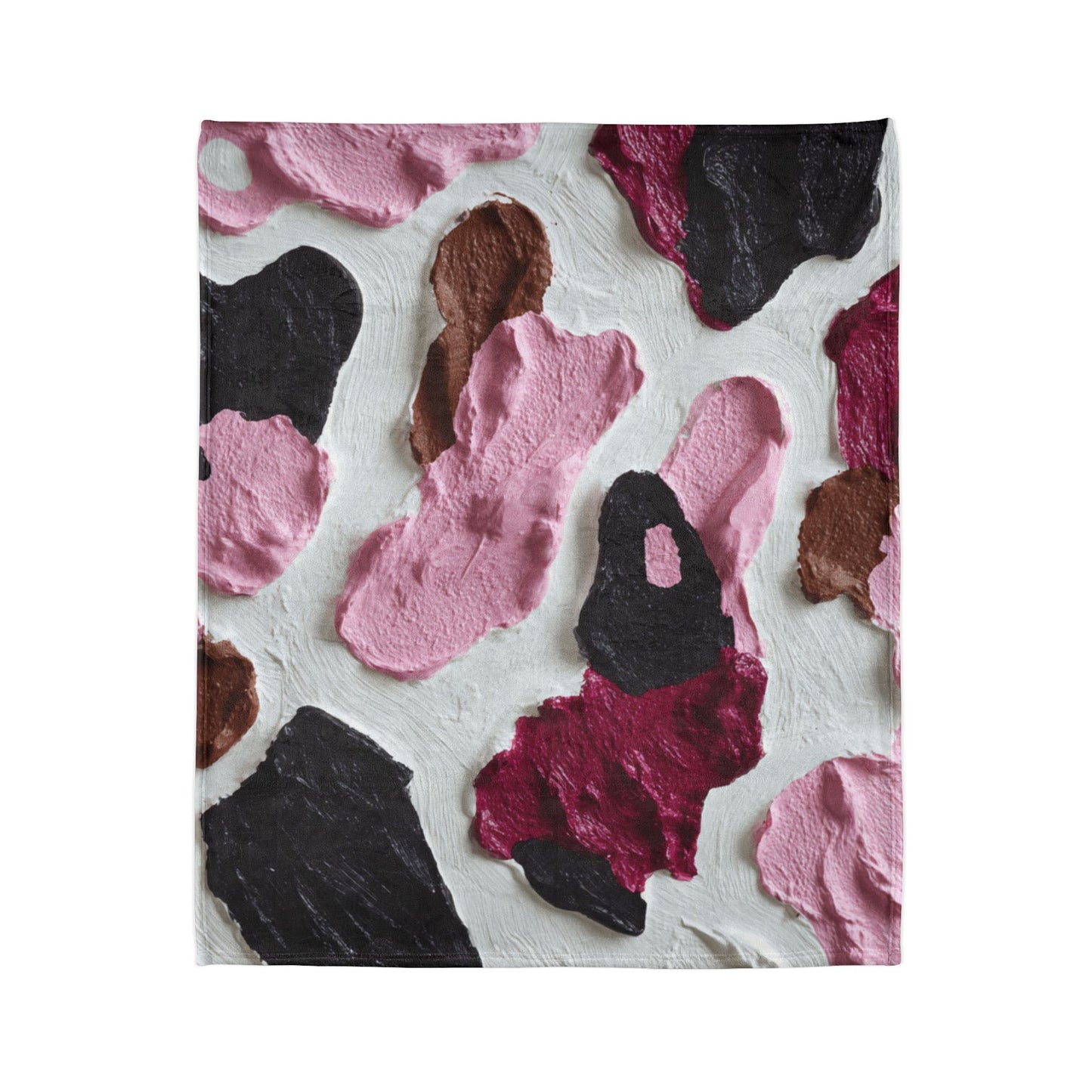 Cozy Plush Cow Print Blanket