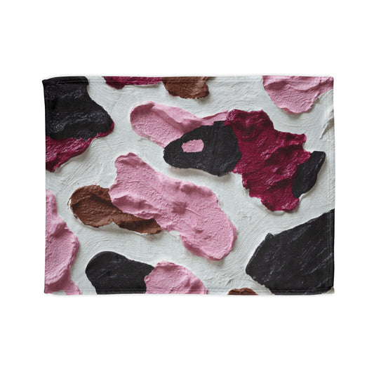 Cozy Plush Cow Print Blanket