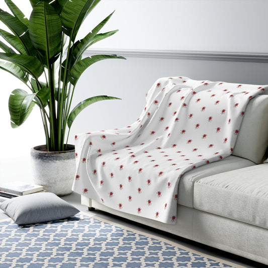 Cozy Sherpa Blanket with Tiny Lily's