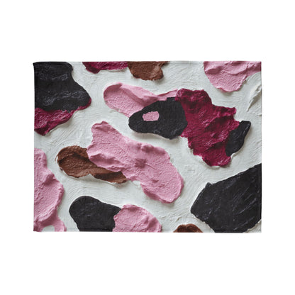 Cozy Plush Cow Print Blanket
