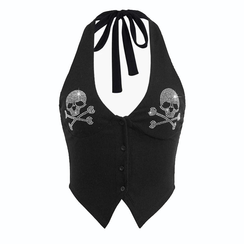 European And American Street Fashion Hot Girl Slim Fit Wild Vest Women