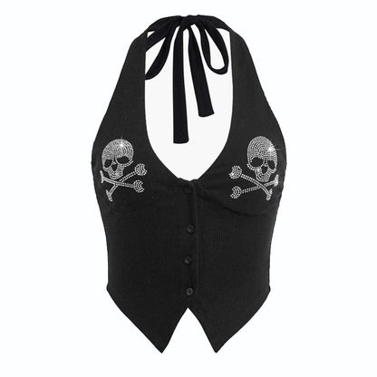 European And American Street Fashion Hot Girl Slim Fit Wild Vest Women