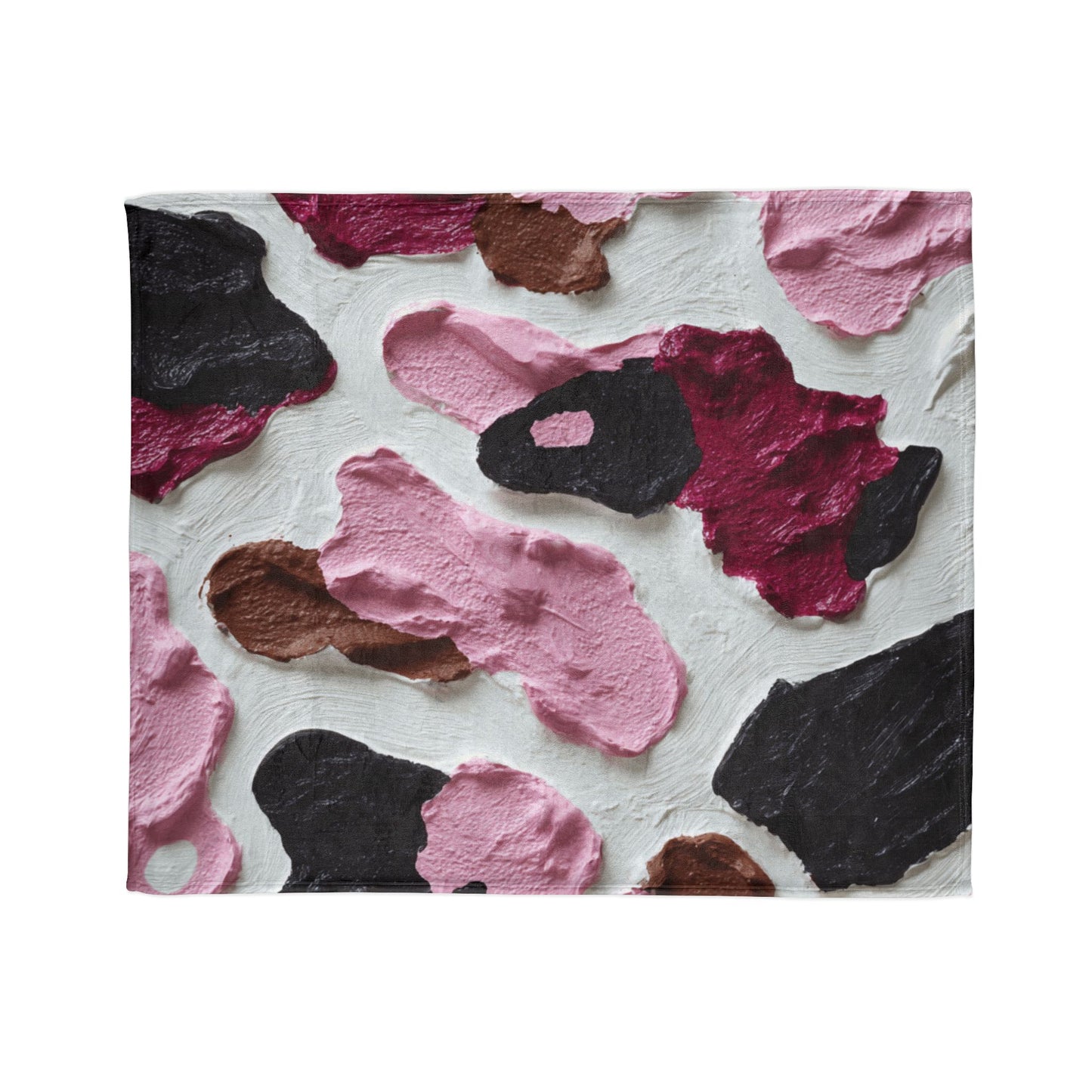 Cozy Plush Cow Print Blanket