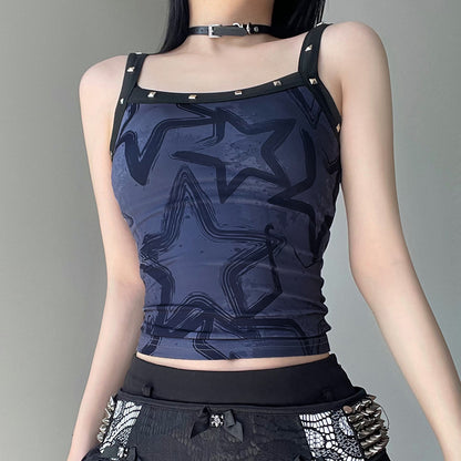 Slim Fit Versatile Slimming Printed Bottoming Camisole