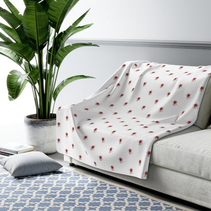 Cozy Sherpa Blanket with Tiny Lily's