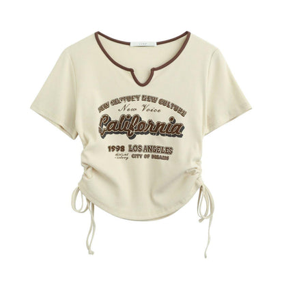 Strapless High Waist Slim Fit Hong Kong Style Top