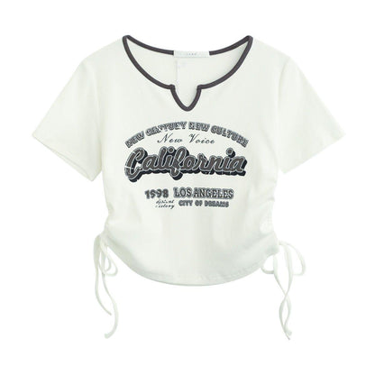 Strapless High Waist Slim Fit Hong Kong Style Top