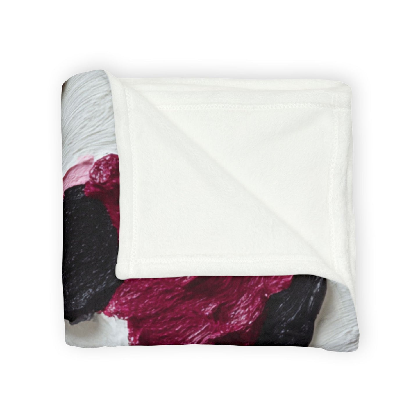 Cozy Plush Cow Print Blanket