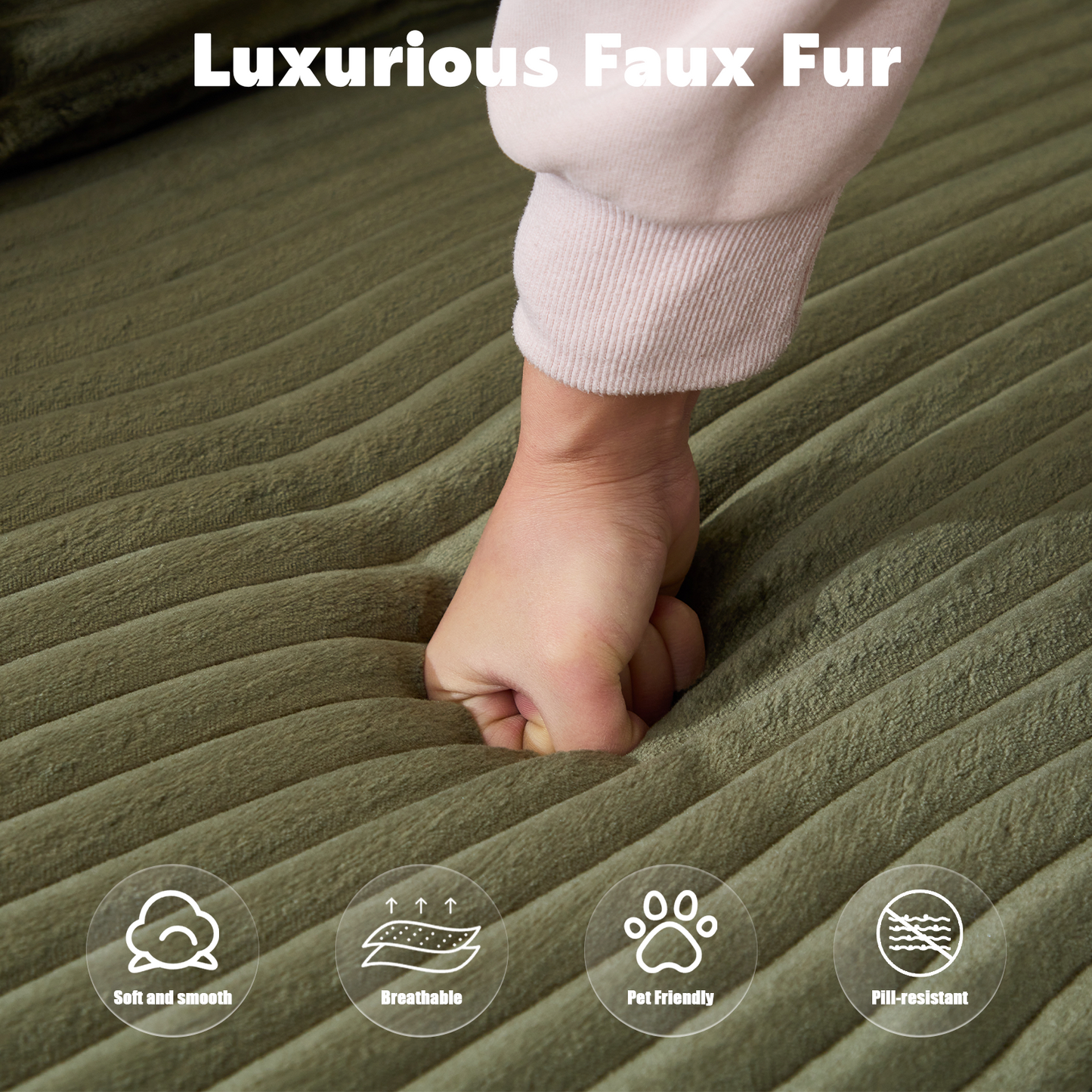 Compression Sectional Couch With Comfy Chaise, Boneless L Shape Sofa With Deep Seat, Minimalist Modular Couches Sleeper For Living Room Bedroom Apartment Lounge,corduroy,Green