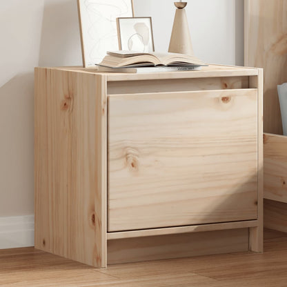 Bedside Table Solid Pine Wood
