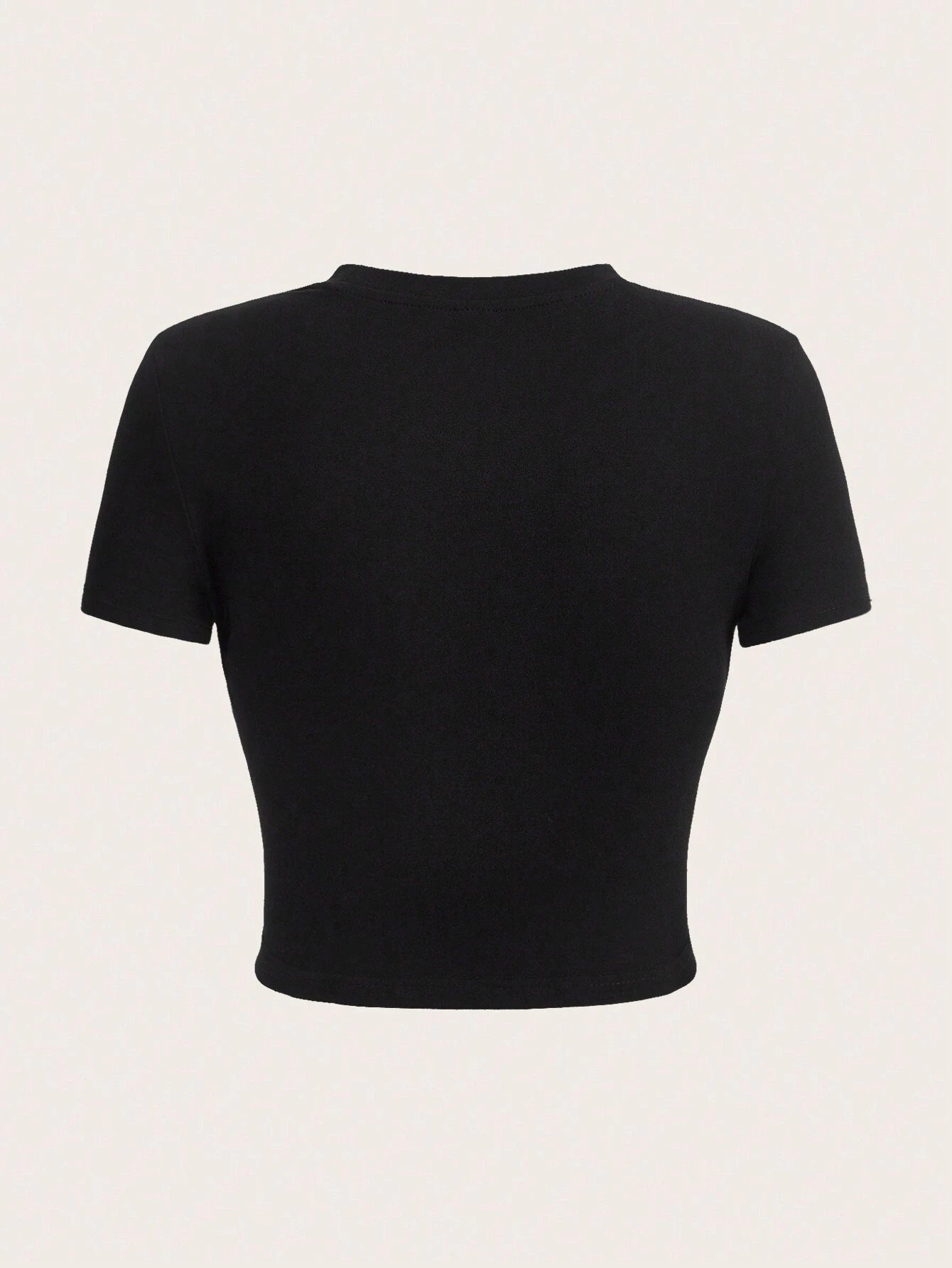 New Printed Short T-shirt Top