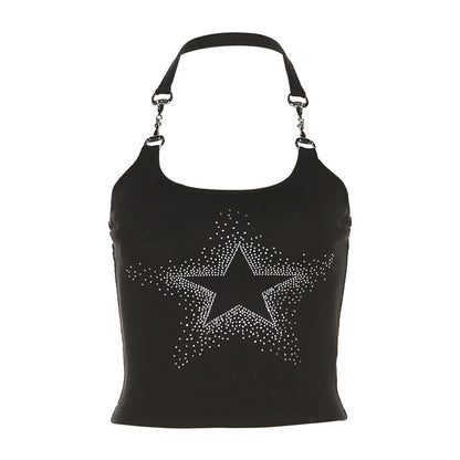 Solid Color Slim-fit Halter Sexy Backless Underwaist Women