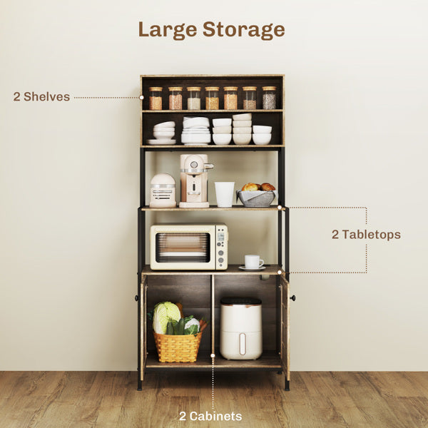 Elegant Grain Shelf/ Storage Cabinet