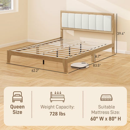 Elegant Oak Bed Frame