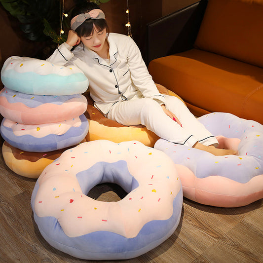 Cute Donut Pillow Girl Bed Doll Cushion