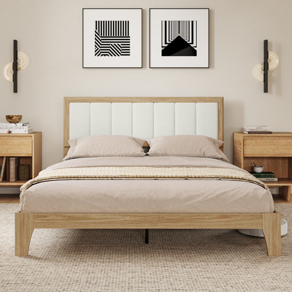 Elegant Oak Bed Frame