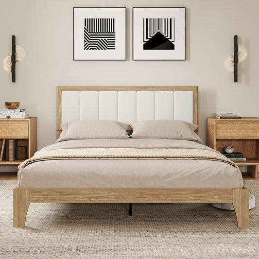 Elegant Oak Bed Frame