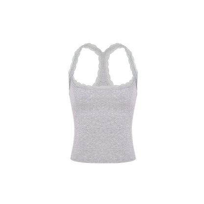 Women's Lace Sleeveless Backless Inner Wear Outerwear Camisole