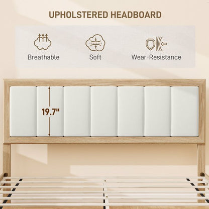 Elegant Oak Bed Frame