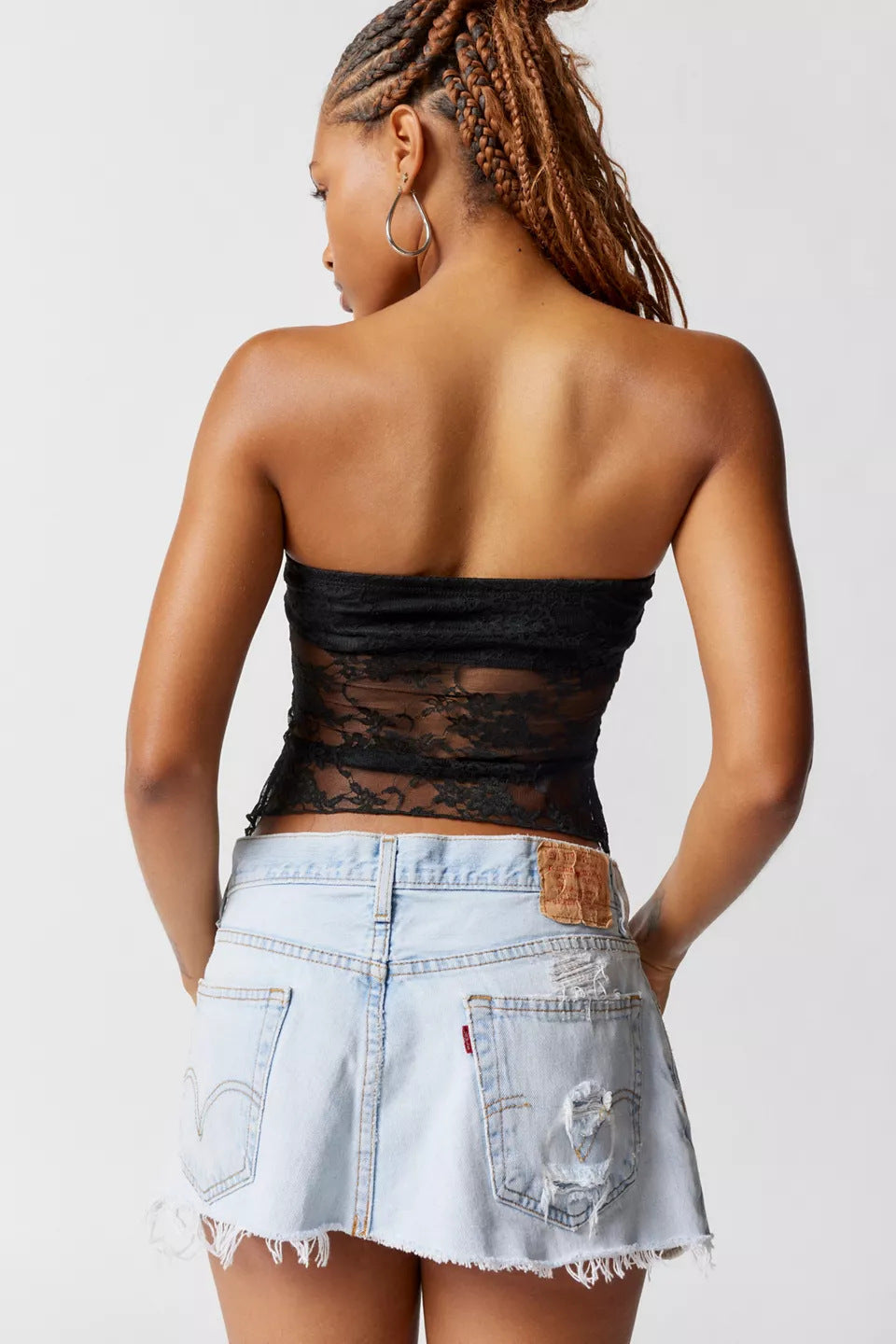 Women's Fashion Lace Tube Top