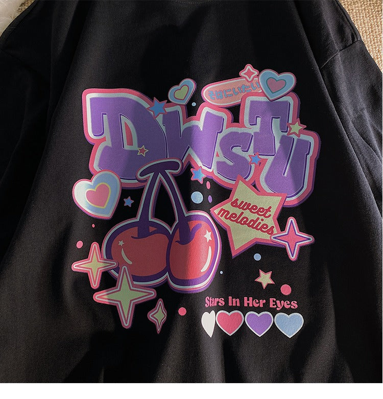 Youth Casual Half Sleeve Top Girlfriends Clothes